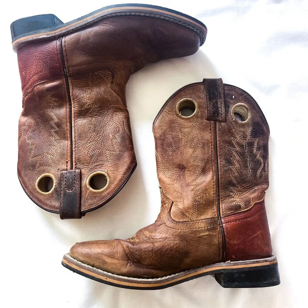 Smoky Mountains Jesse Western Leather Cowboy Boots 3